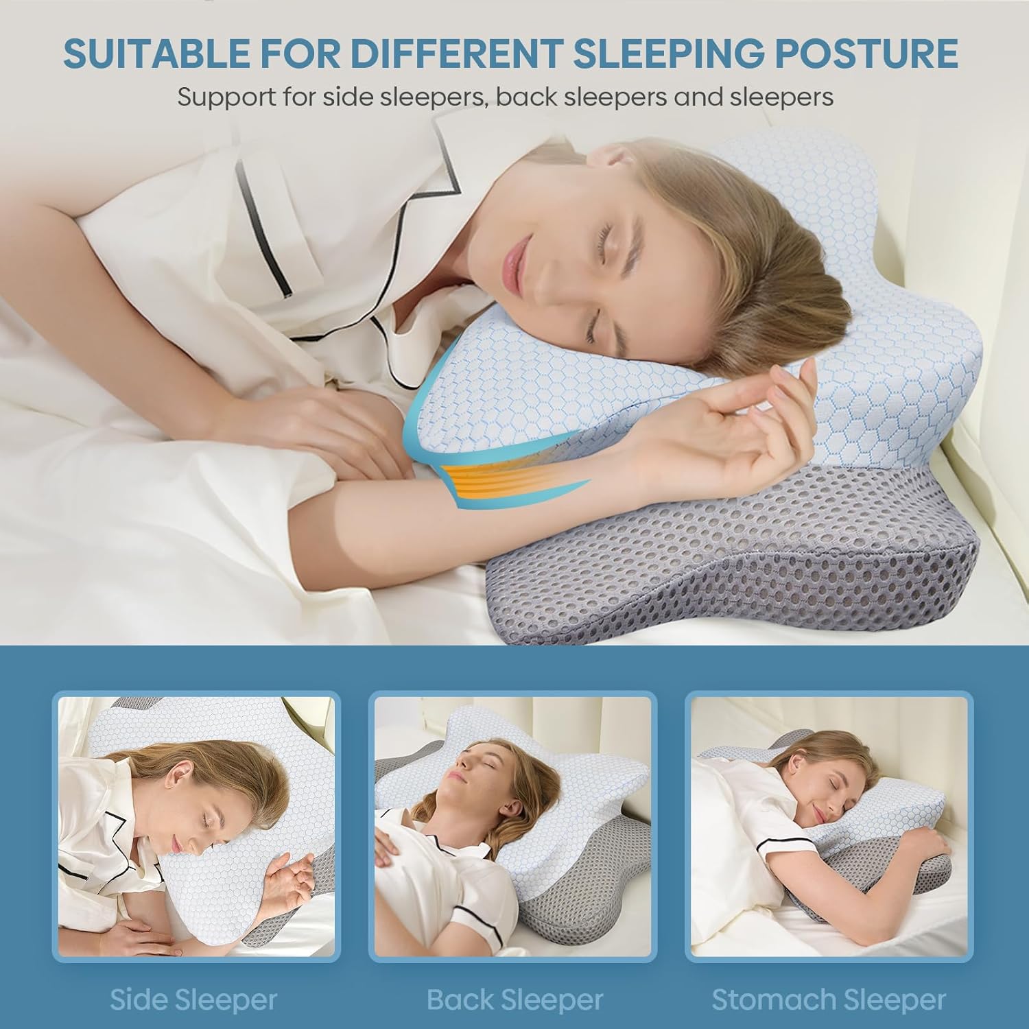 New  Ergonomic Memory Foam pillow