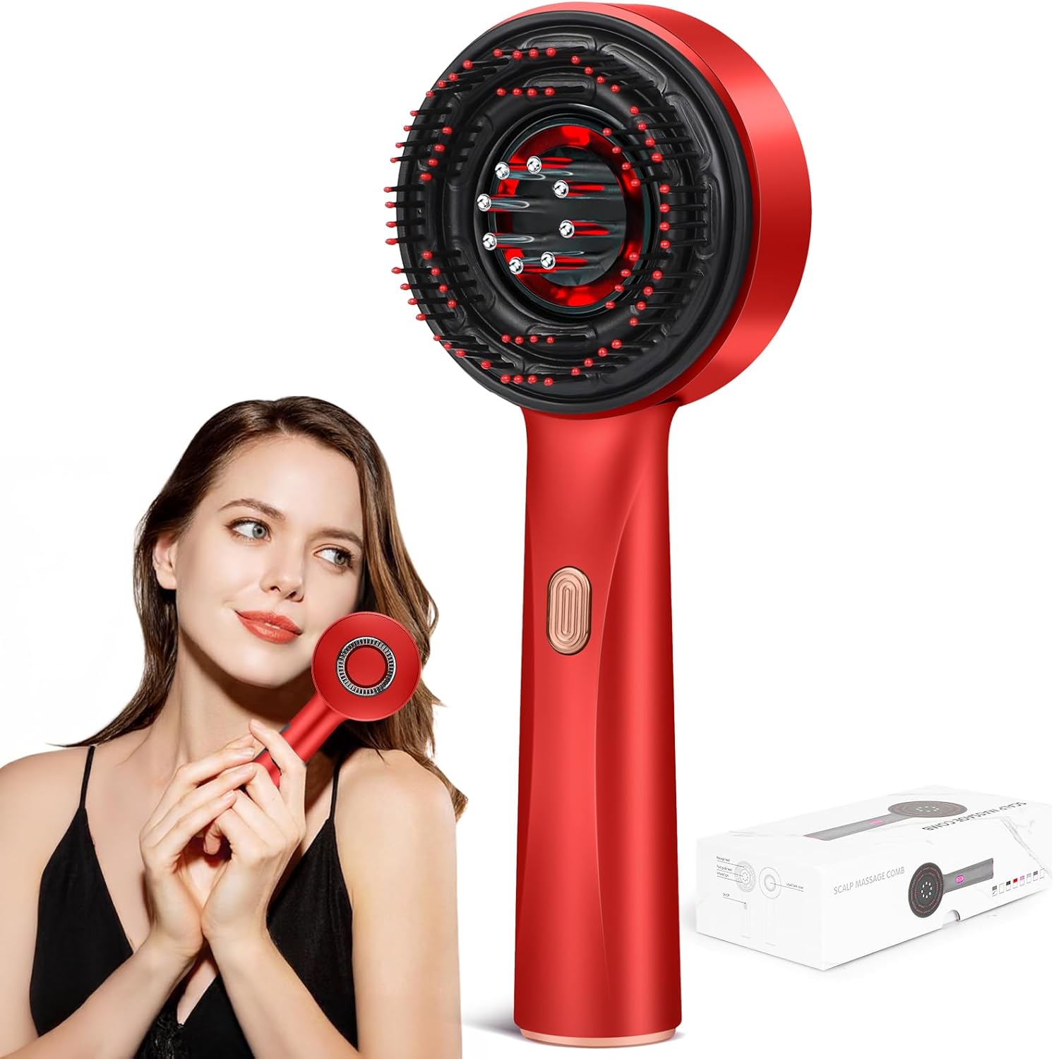 630nm Red Light Therapy Hair Growth Comb