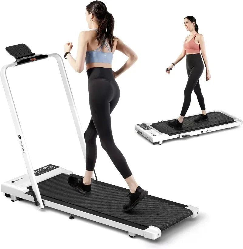 3 in 1 Smart Folding Treadmills for Home 3.0HP Powerful and Quiet Under Desk Treadmill 300 lbs Capacity Foldable Walking Pad