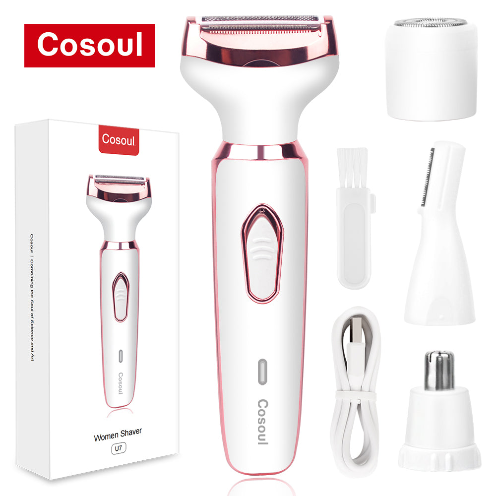 4 In 1 Painless Cordless Trimmer Razor